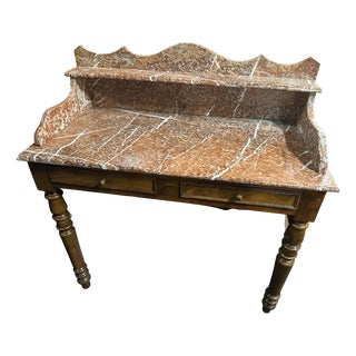 Dressing Table in Marble For Sale