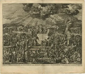 J. Luyken, Engraving of Bible Frontispiece, 1743, Paper