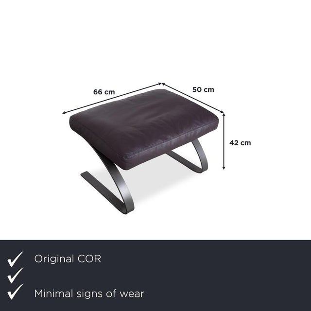 with this stool from COR, you get a cantilever design that immediately catches the eye with its sweeping, Z-shaped metal...