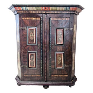 Antique C1800 Hand Painted For Sale