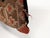 Vintage Turkish Kilim Pillow | Handwoven Wool Decorative Cushion | 14 in X 14.5 In For Sale - Image 9 of 12