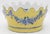 Asian Mid 20th Century Yellow and Blue Ceramic Cachepot Planter For Sale - Image 3 of 9