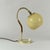 Rattan, Brass and Opaline Glass Table Lamp, Sweden, 1950s For Sale - Image 12 of 16