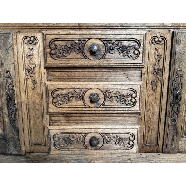 French Oak Enfilade, 1800s For Sale - Image 10 of 16