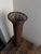 Wood Antique Cylindrical Tall Japanese Woven Rattan Vase For Sale - Image 7 of 10