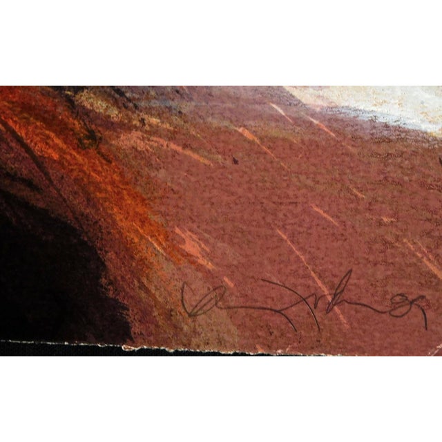 1990s 1990s Larry Fodor Ritual Art Original Signed Serigraph Le #D Artwork Art Submit Offer! For Sale - Image 5 of 5