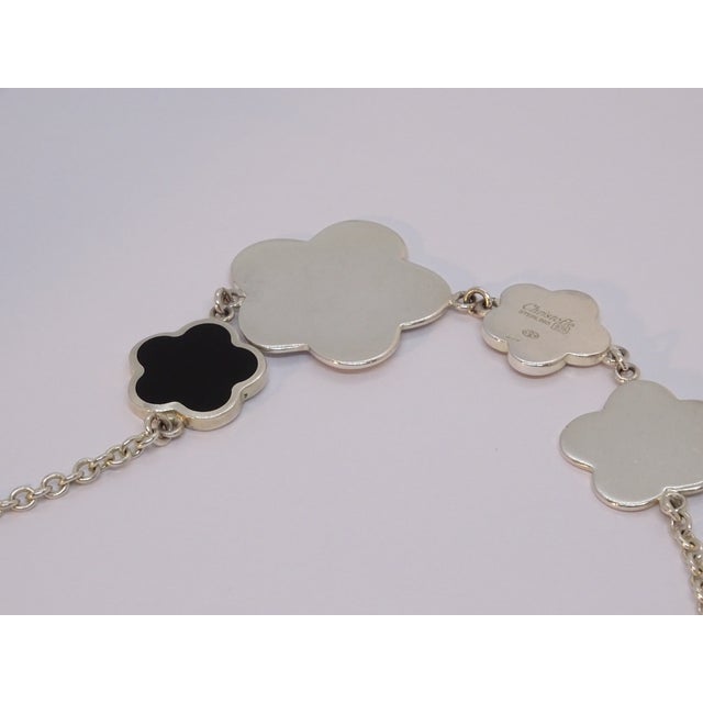 Art Deco Floral Necklace in Sterling Silver from Christofle, France, 2000s For Sale - Image 18 of 18