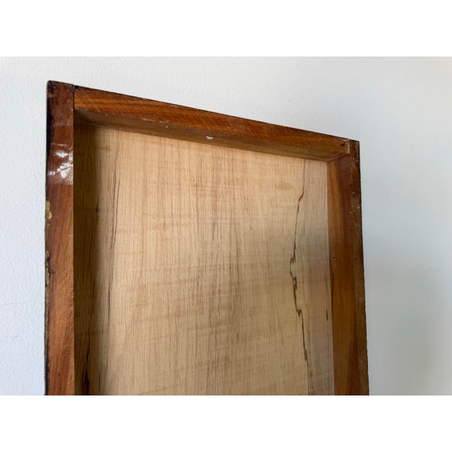 Vintage Mixed Media Textured Expressionist Abstract Painting on Wood Panel – Unsigned For Sale - Image 10 of 10