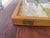 Mid-Century Modern Mid Century Maple Wood Shadow Box With Double Locks and Blue Velvet Insert - 20"h X 18"w For Sale - Image 3 of 4