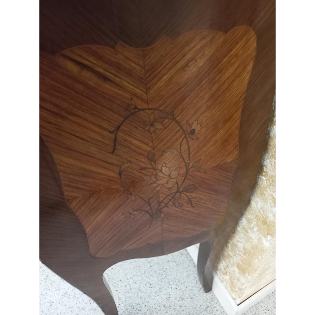 Oak and Marble Cabinet For Sale - Image 6 of 7