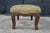 Antique Louis XV French Provincial Walnut Foot Stool Ottoman & Pillow Leopard For Sale - Image 9 of 17
