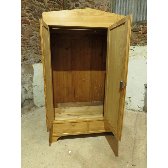 Antique Knockdown Wardrobe in Pine, 1890s For Sale - Image 12 of 18