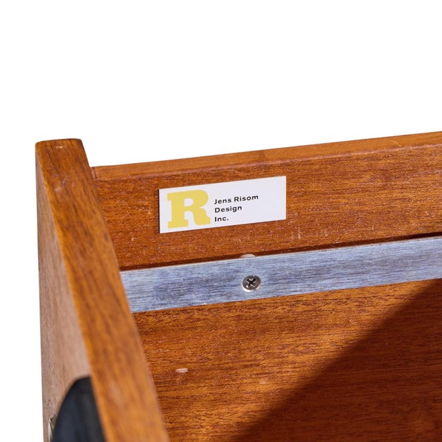 Jens Risom Mid Century Walnut File Credenza For Sale - Image 10 of 10