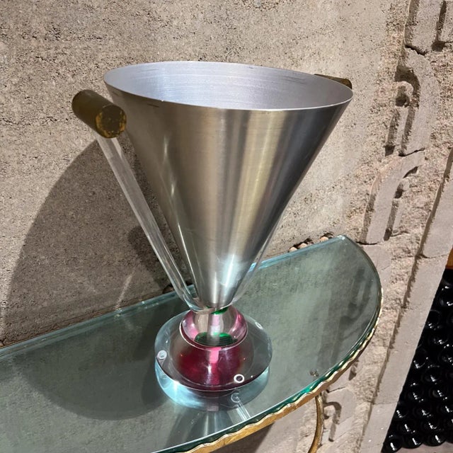 Vasa 1960s Lucite Color Vase Memphis School Style Vasa For Sale - Image 4 of 12