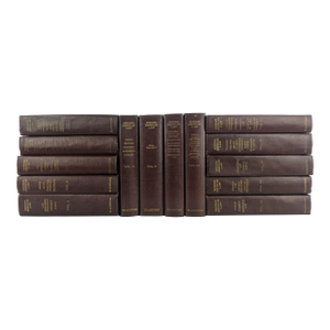 Vintage 1960 Blackstone Modern American Law Books – 14-Volume Burgundy & Gilt Library Set