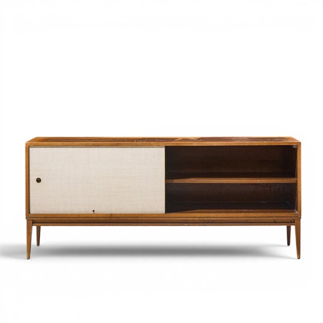 Wood Paul McCobb for Planner Group Mid Century Sliding Door Credenza For Sale - Image 7 of 10