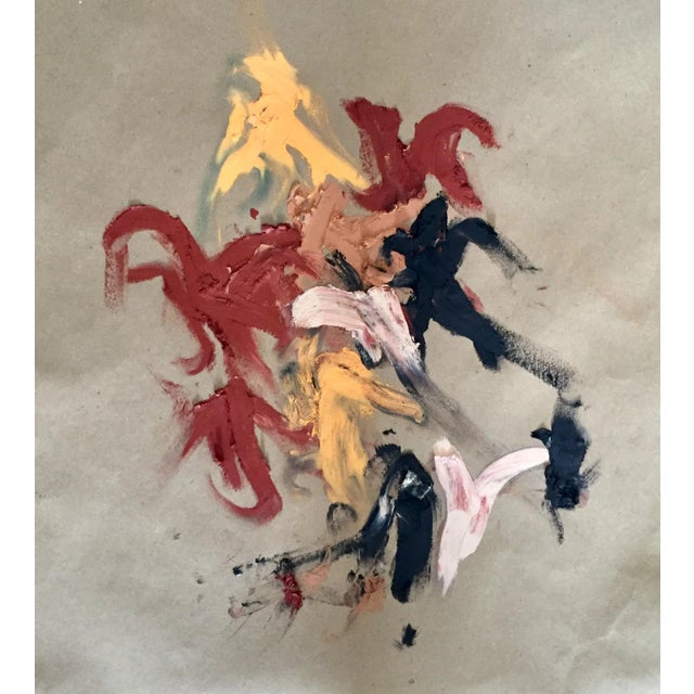 De Kooning-Style Abstract Oil Clay/Pastel on Paper 13 x 17 Unframed. Signed upon request. The technique used herein...