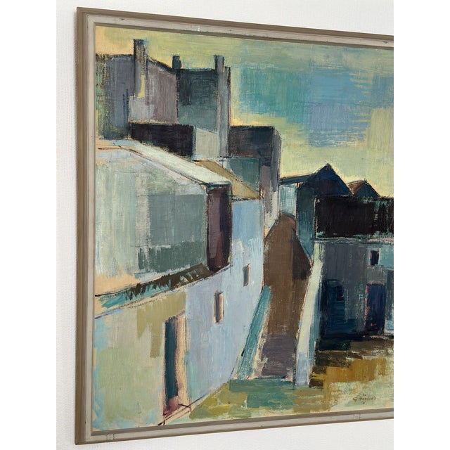 Gustaf Höglund, City, 1950s, Oil on Canvas, Framed For Sale - Image 15 of 17