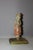 Pair of polychrome wooden sculptures depicting musicians, from Rajasthan (North India), base dimensions 14.5 cm long and...