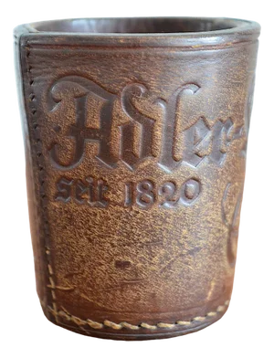 Leather Puzzle Cup by Adler-Korn, 1920s