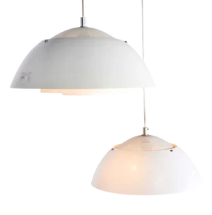 Safari Hanging Lamps attributed to Christian Hvidt for Nordisk Solar, 1970, Set of 2