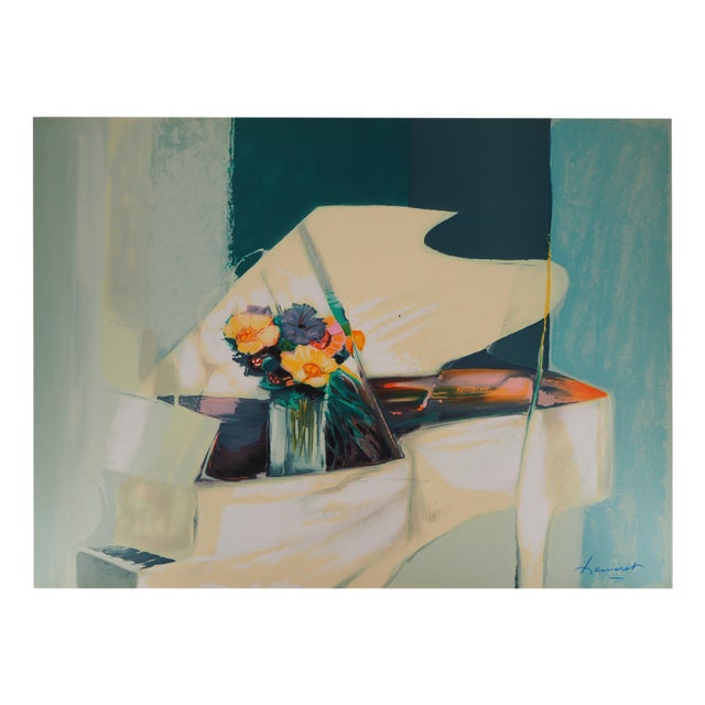 Claude Hemeret, Before the Concert, Lithograph For Sale