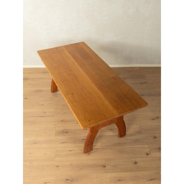 Brutalist Farmhouse Dining Table For Sale - Image 6 of 9