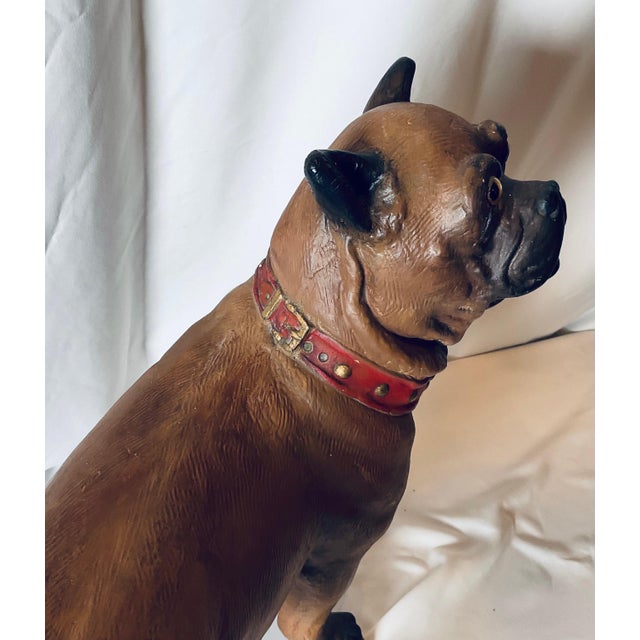 A 19th Century Terra Cotta English Pugdog For Sale - Image 10 of 10
