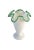 Glass Vintage Fenton Emerald Green Crest Rim Crimped Ruffled Lip Vase For Sale - Image 7 of 7