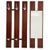 This cool vintage mid-century Danish design modernist rosewood wall coat rack with mirror is entirely in the style of Cees...
