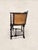 English Antique English Oak Caned Tub Chair With Floral Needlepoint Seat, Circa 1910 For Sale - Image 3 of 9