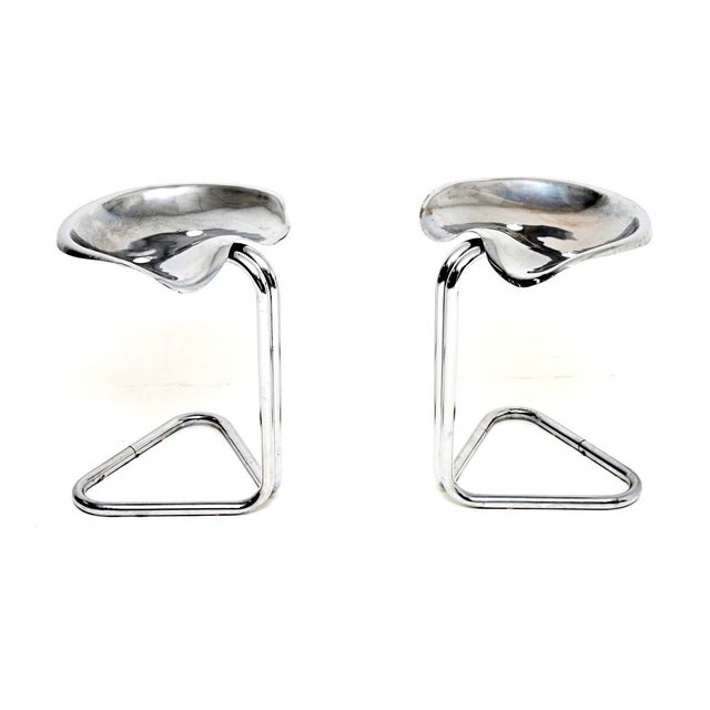 Vintage Tractor Stools by Rodney Kinsman for OMK, 1960s, Set of 2 For Sale - Image 4 of 11