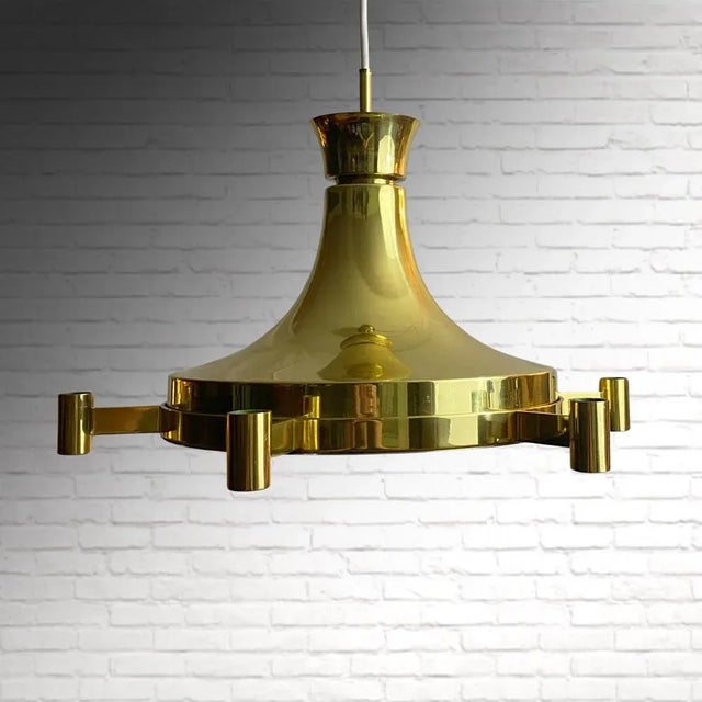 Mid-Century Modern Pendant Lamps from Fagerhults Belysning, Sweden, 1960s, Set of 2 For Sale - Image 3 of 9