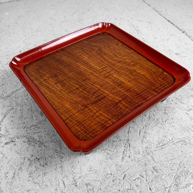 Taishō Period Urushi Lacquer Serving Tables, Japan, 1920s, Set of 11 For Sale - Image 15 of 16