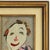 Ella Raayoni, Torn Fabric Collage Dada "Clown Face" Mid Century Modern Israeli For Sale - Image 4 of 4