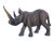 Mid 20th Century African Carved Wood Black Rhinoceros Sculpture For Sale - Image 13 of 13