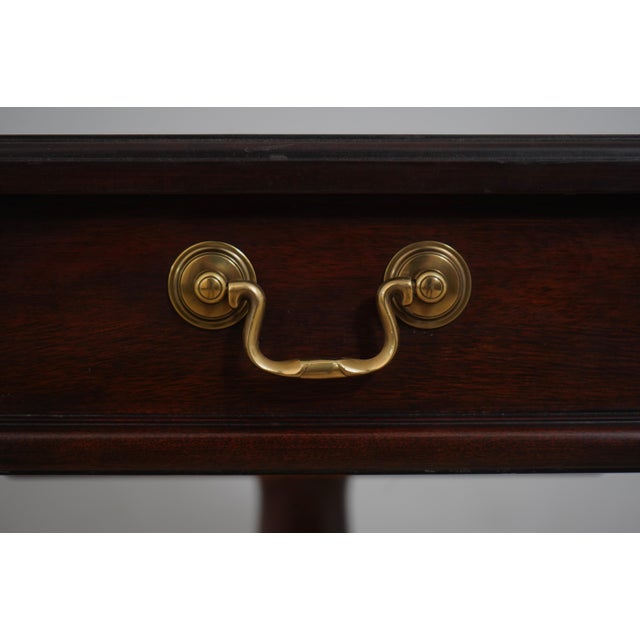 Henkel Harris Mahogany Octagonal Occasional Table For Sale - Image 11 of 18