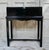 Black Victorian Ebonised Oak Bow-Fronted Display Cabinet, 1900 For Sale - Image 8 of 13