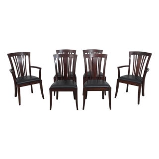 Set of 6 Stickley Cherry Metropolitan Dining Chairs For Sale