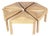 Vintage Modular Rattan Coffee Tables, Set of 6 For Sale