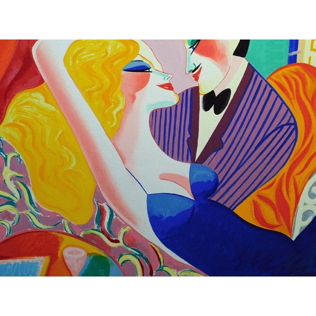 1980s "Tender Is the Night" Earl Linderman Hand Signed and Numbered Serigraph For Sale - Image 9 of 9