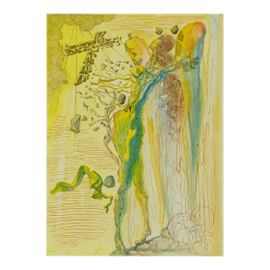 1960 Dali Woodcut Paradise 12 Shine of Glorious Bodies
