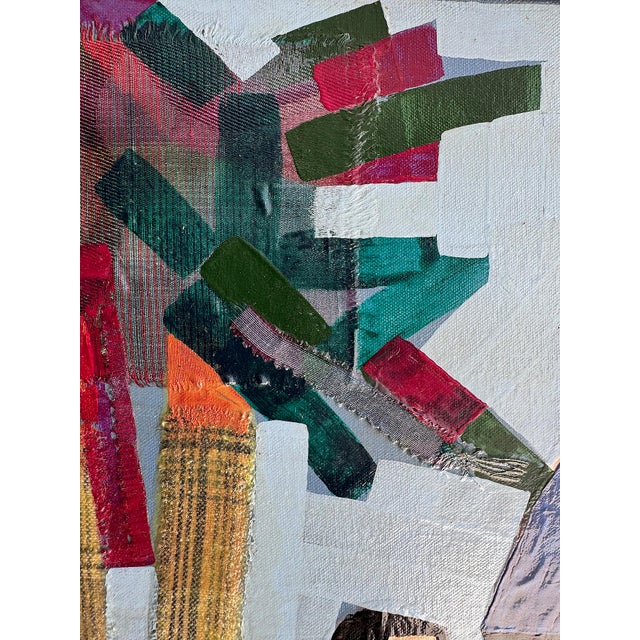 Vintage Seaside Beach Scene Mixed Media Painting, by Rick Bryer For Sale - Image 4 of 8