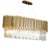 Collection Jupiter Chandelier in Metal and Crystal by Jago For Sale