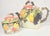 Handpainted Majolica Fruit Basket Teapot and Sugar Bowl- Set of Two For Sale - Image 16 of 18