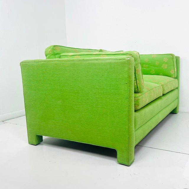 1960s Vintage Down Tuxedo Loveseat For Sale In Dallas - Image 6 of 11