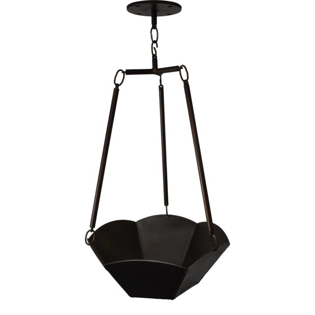 Contemporary Hanging Planter With Round Canopy For Sale