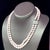 White Diamond Akoya Pearl 2-Strand Necklace 14k Gold Certified For Sale - Image 8 of 11
