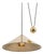 Keos Adjustable Counterweight Pendant Lamp in Brass attributed to Florian Schulz, Germany, 1970s For Sale