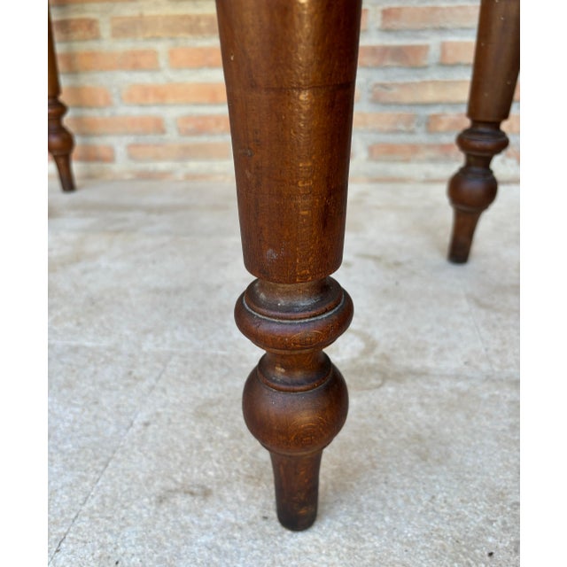 French Country Pine Worktable in Oak, 1920s For Sale - Image 14 of 18